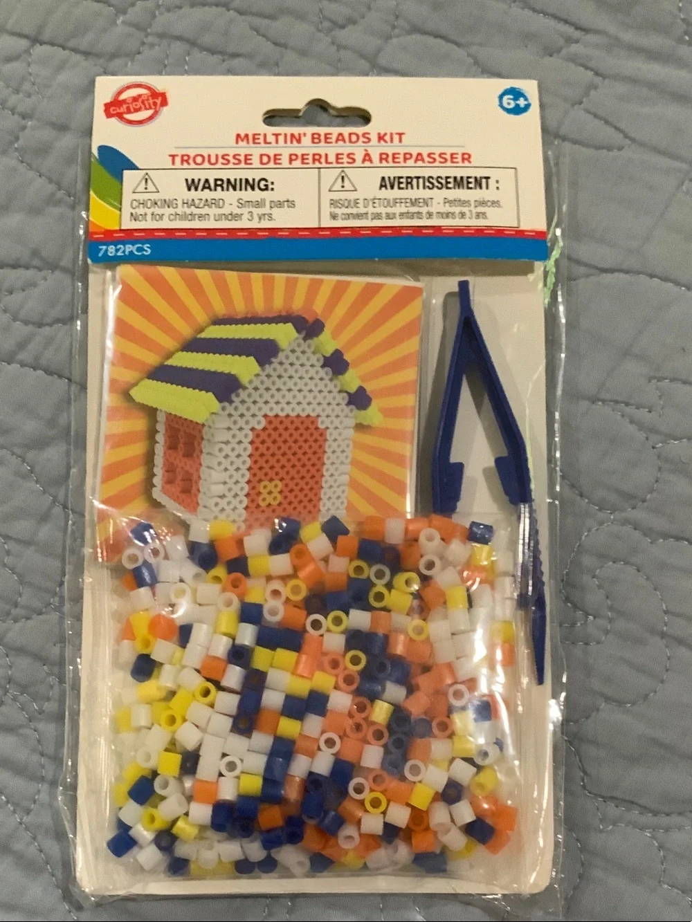 Meltin' Beads Kit - Orange, Blue, Yellow & White